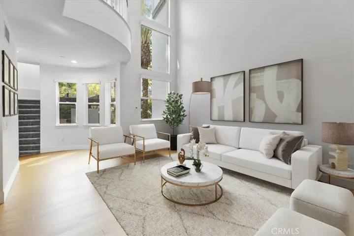Family room - Virtually staged