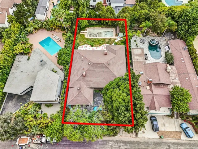 top down of home