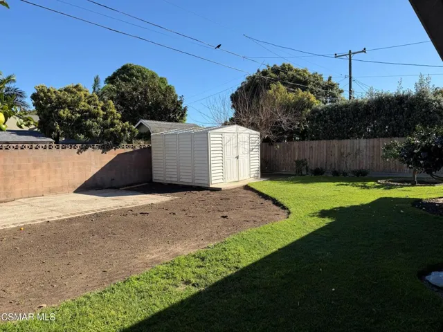 Backyard with Shed