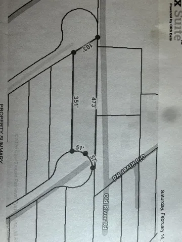 Parcel map.  Lot 9 highlighted
