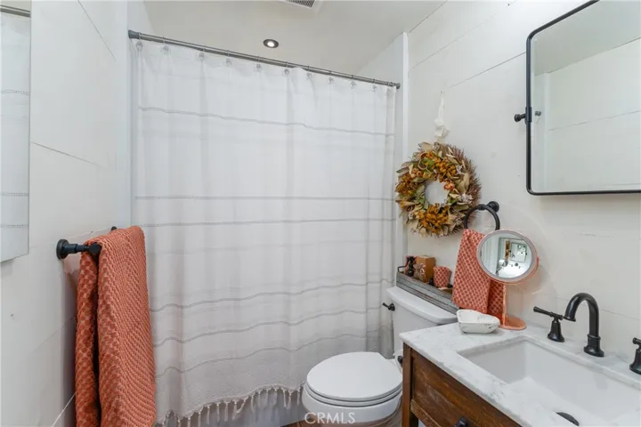 Updated bathroom
