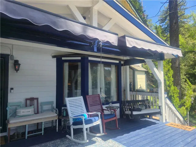 Freshly painted front of house