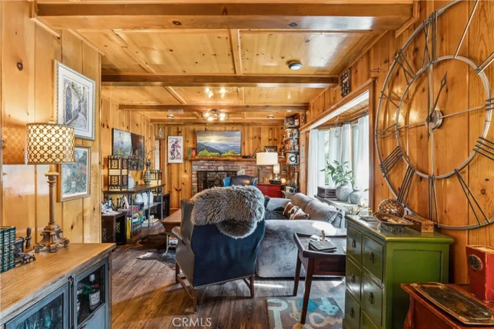 Entry looking into living room