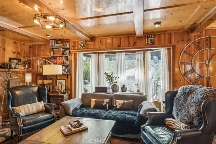 Living Room with bay window