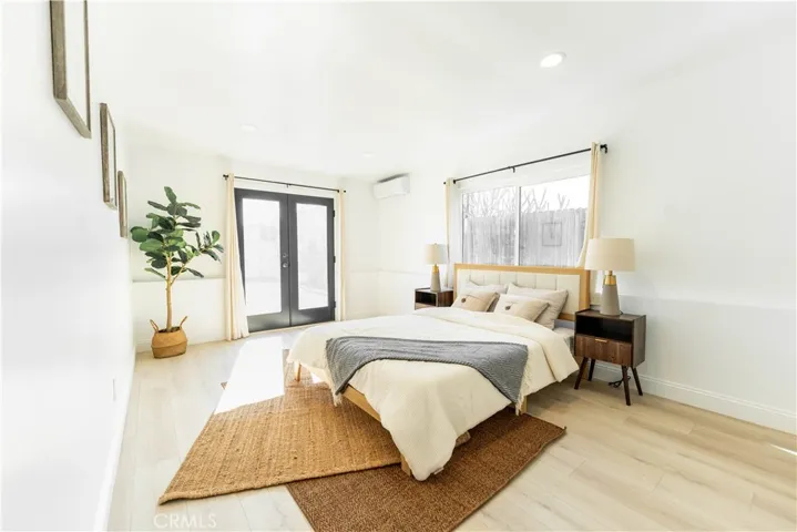 Master Bedroom with Double door to Backyard