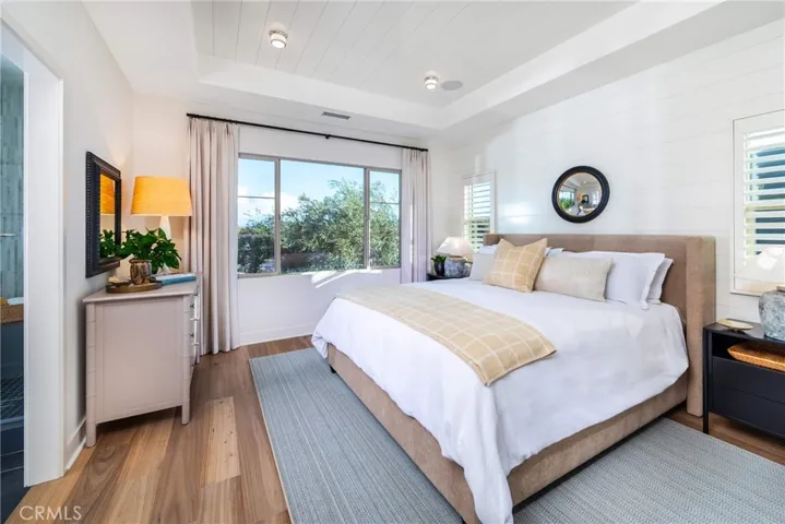 Primary bedroom in Model Home