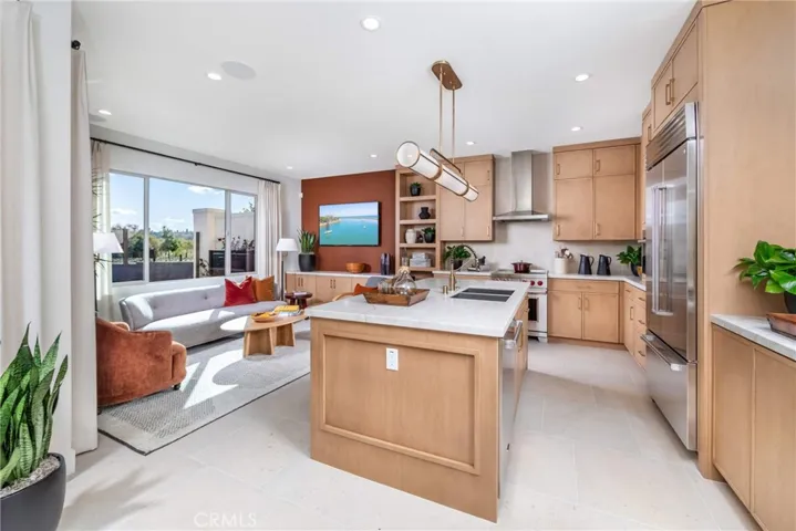 Open Kitchen & Great Room in Model Home