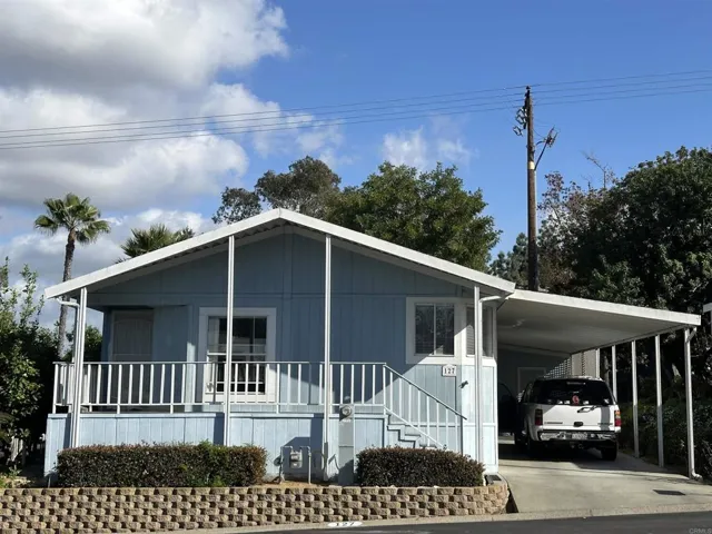 Porch across front of home