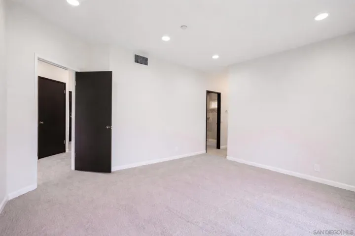 looking from in to the door