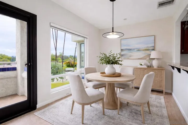 This Dining Room image has been virtually staged. Furniture and decor are digital renderings and not included in sale.