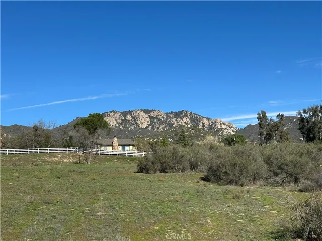 View from front of lot towards the back