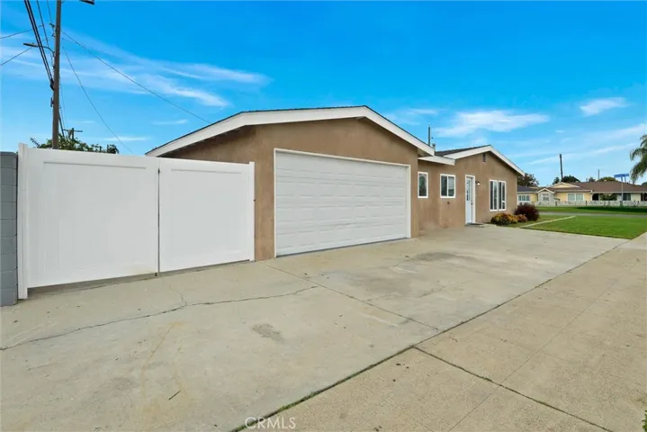Front Garage RV Parking