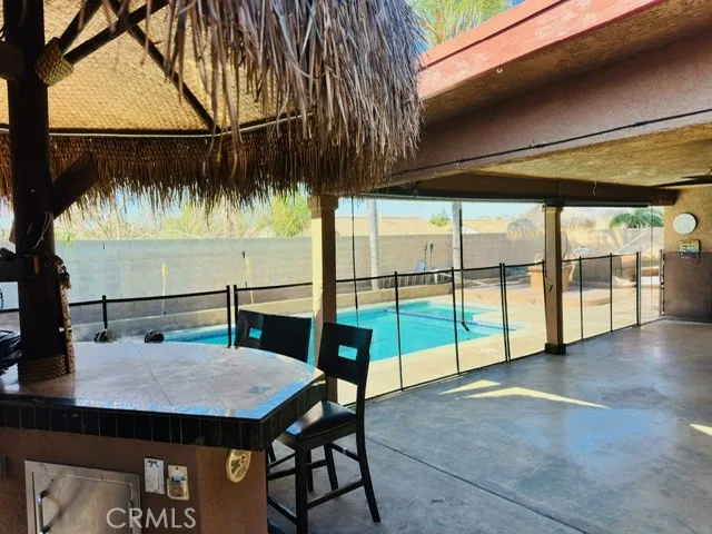 Digitally Enhanced, chair, pool bin and equipment removed