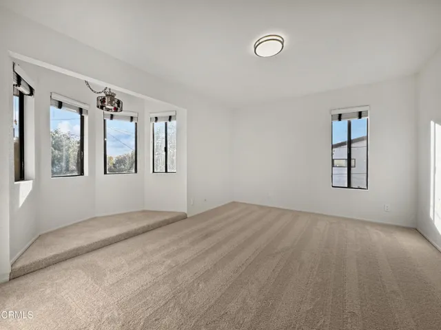 Second bedroom with treetop views