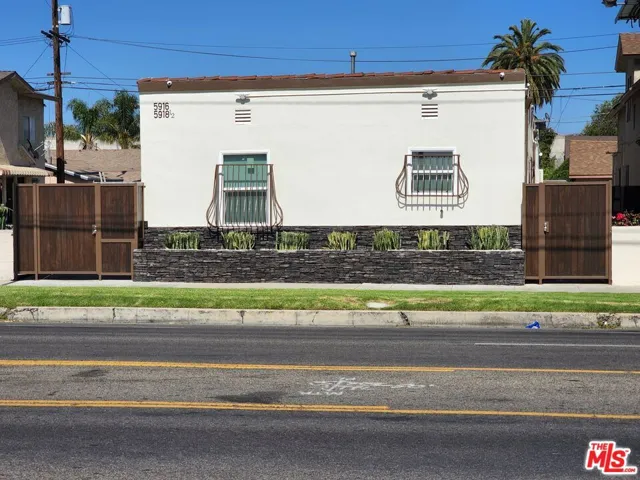 Street side of building