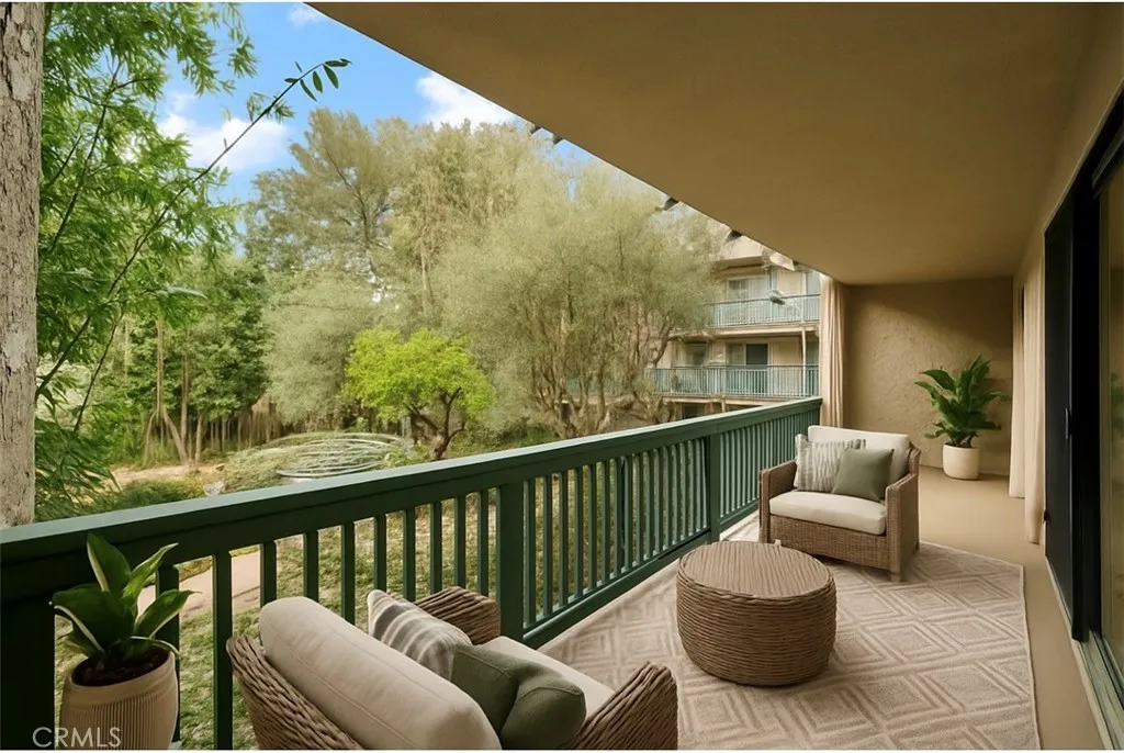 Private Balcony Virtually Staged / Enhanced