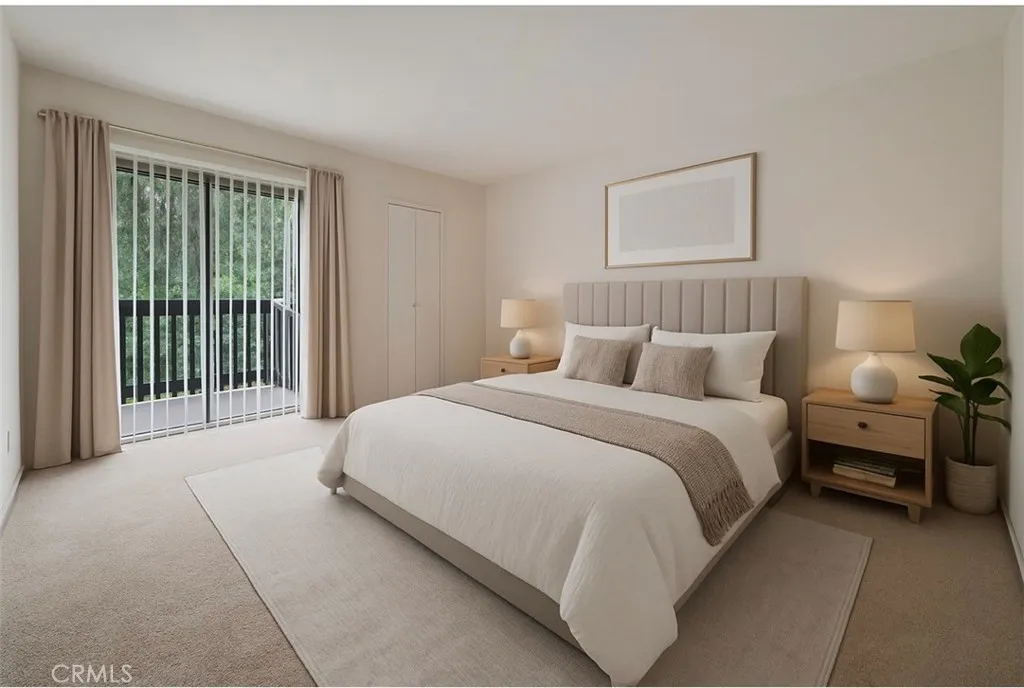 Primary Bedroom Virtually Staged /  Enhanced