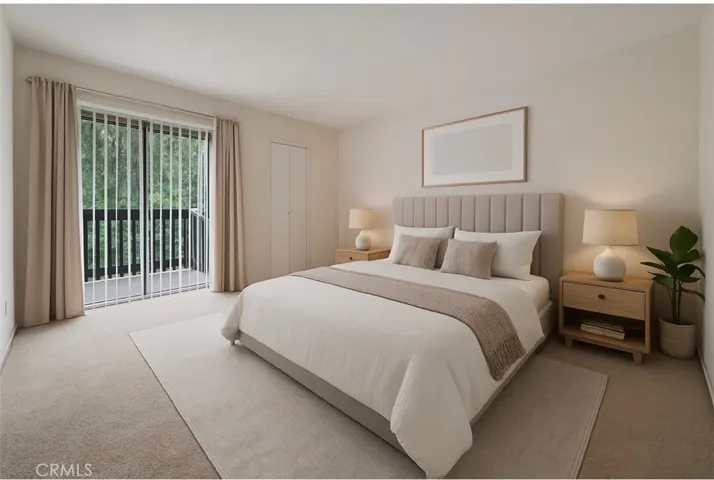 Primary Bedroom Virtually Staged /  Enhanced