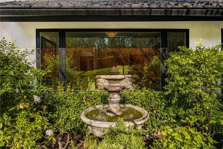 Front fountain -one of three on property