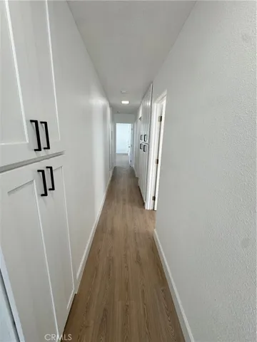 Hallway with plenty of storage