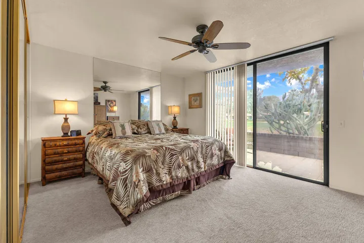 Views and direct patio access are yours