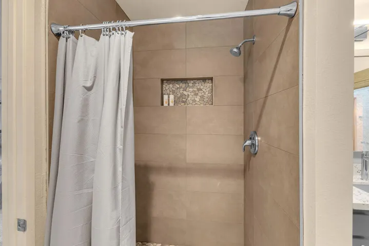 Updated guest shower