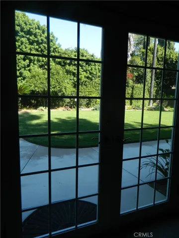 Master French Doors out to the Back Yard