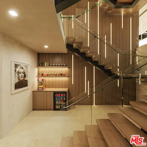 ARTIST RENDERING.STAIRS TO BAS