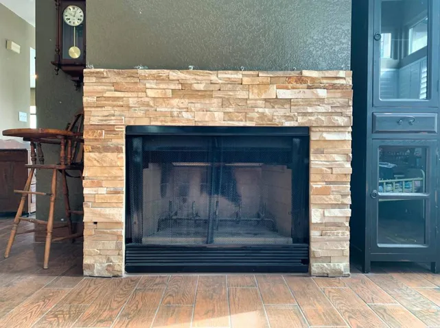 Custom rock work. Gas starter