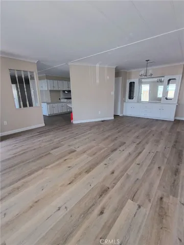View from living room towards the dining area