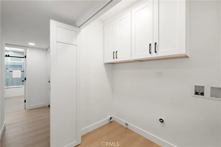 Downstairs inside laundry