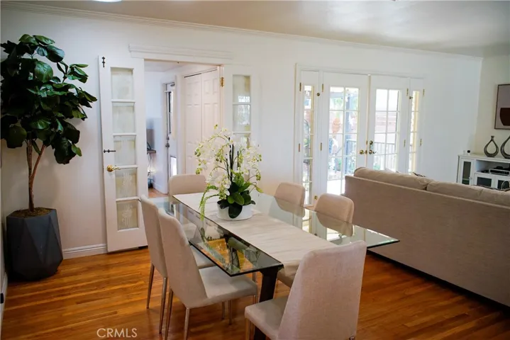 Open concept living and dining