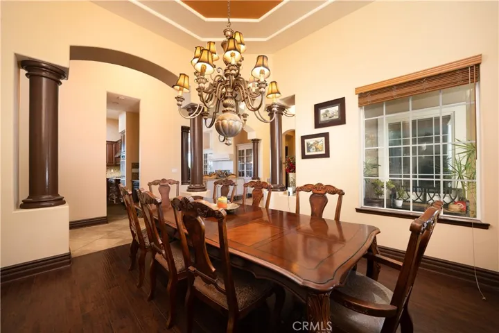 Formal Dining Room easily sits eight or more guests