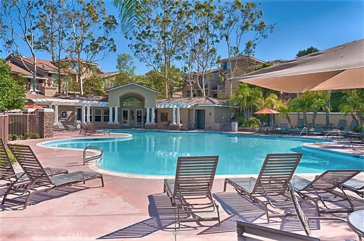 Lagoon style Pool Area, Clubhouse, Workout room, and Showers.