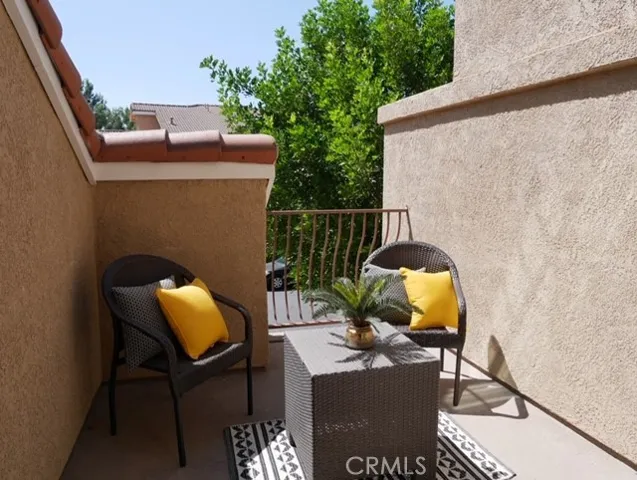 Private Balcony off Living area, with seating