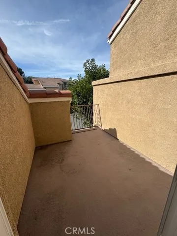 Balcony view from home Interior.