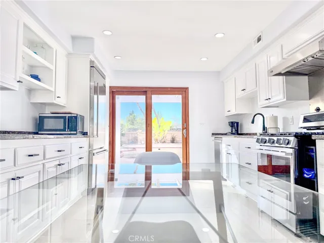 Recently remoldeled kitchen.  Open - no wall