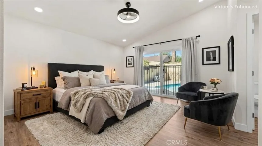 Digitally Enhance--Staged Primary Bedroom