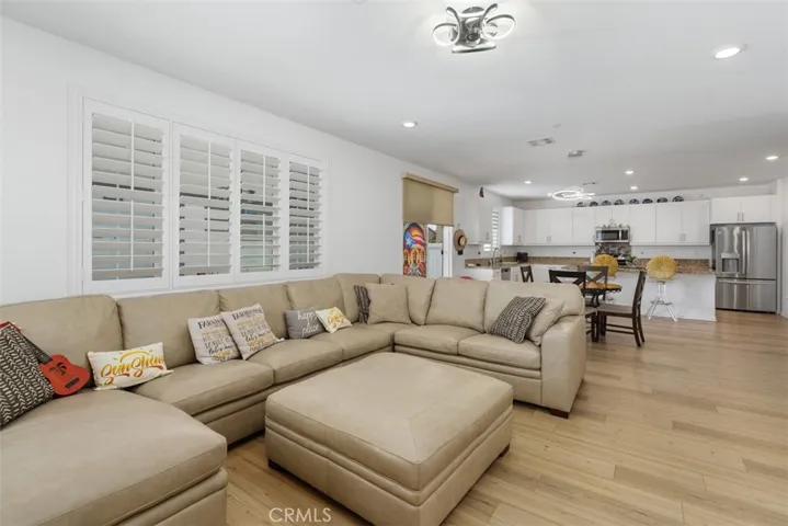 Great Room adjacent to the kitchen area