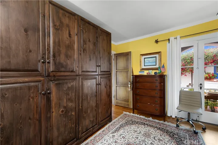 Bedroom currently used as closet.