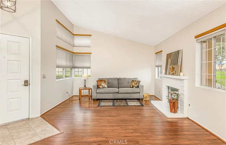 Living room view from the kitchen