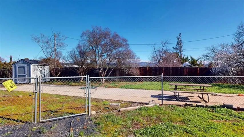 Another view of the side yard