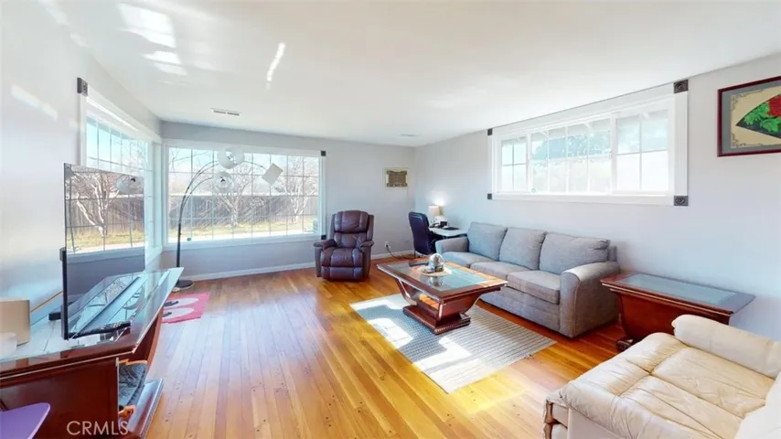 Standing at living room area entry