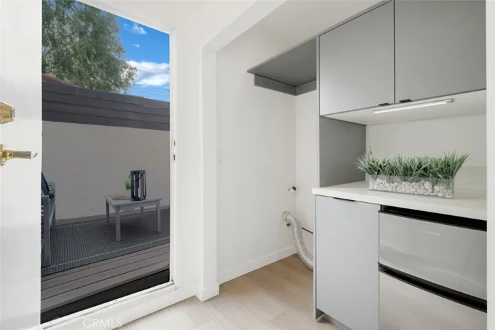 LAUNDRY AREA AND PATIO