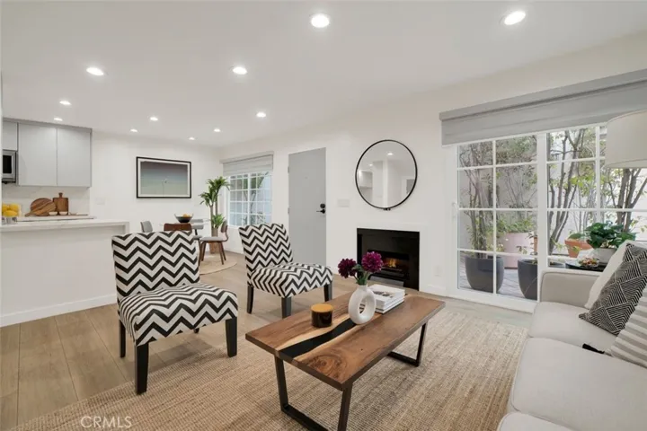 LIVING ROOM AND DINING AREA