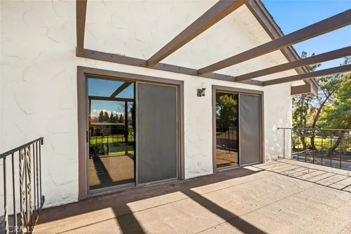 Bedrooms 2 & 3, private patio