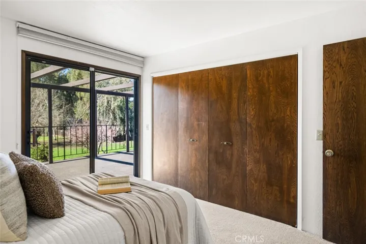 Bedroom 3, private patio