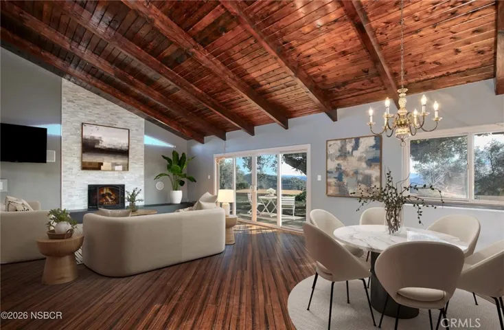 staged living room