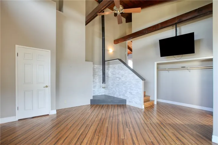 Staged bedroom