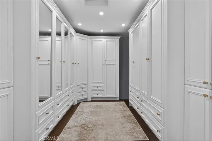Stunning master closet area